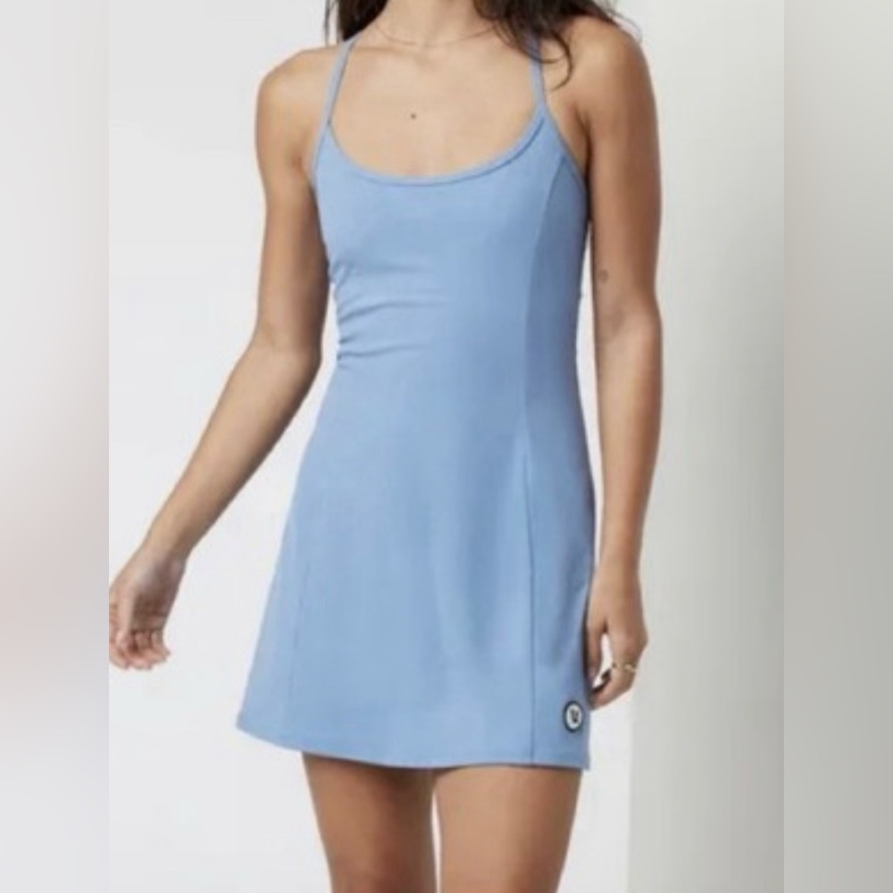 Vuori One Shot Tennis Dress (Light Blue)